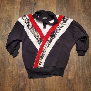 Silver Thread Made In The USA Vintage Windbreaker Pullover Small